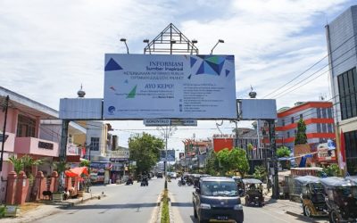 Billboard Jl HB Yasin, Depan makro